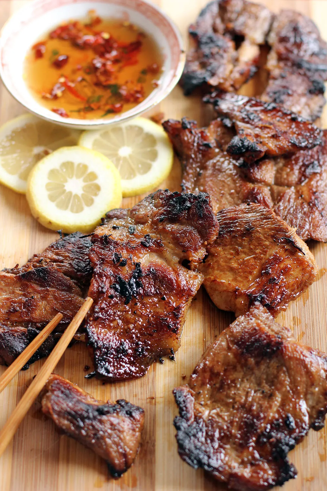 Vietnamese Style Grilled Lemongrass Pork