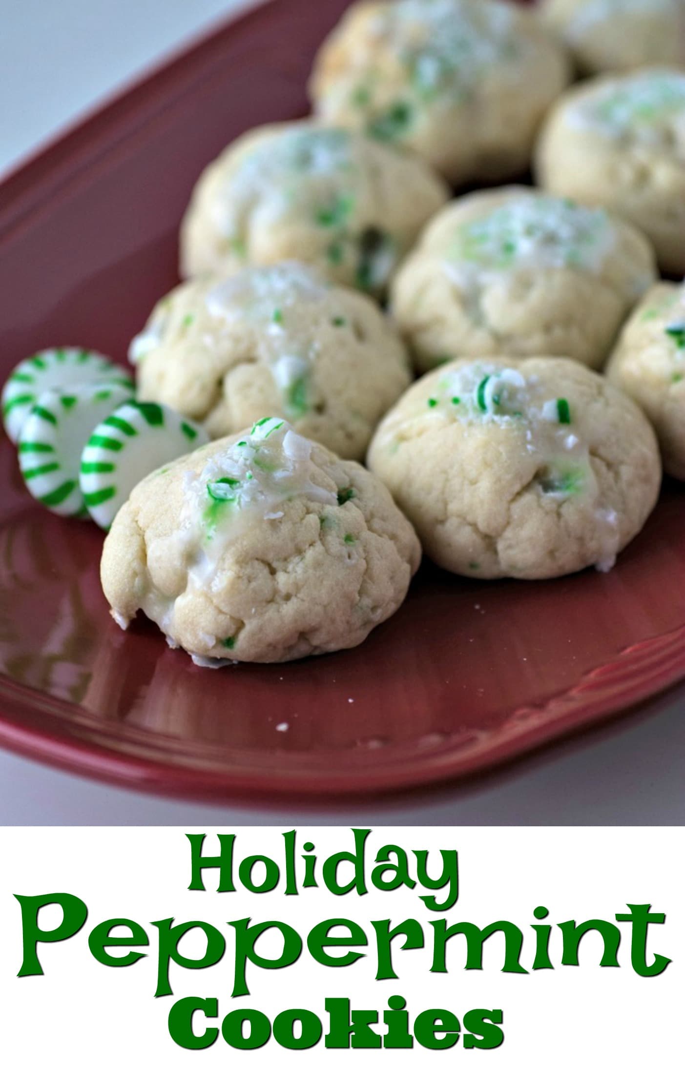 Holiday Peppermint Cookies