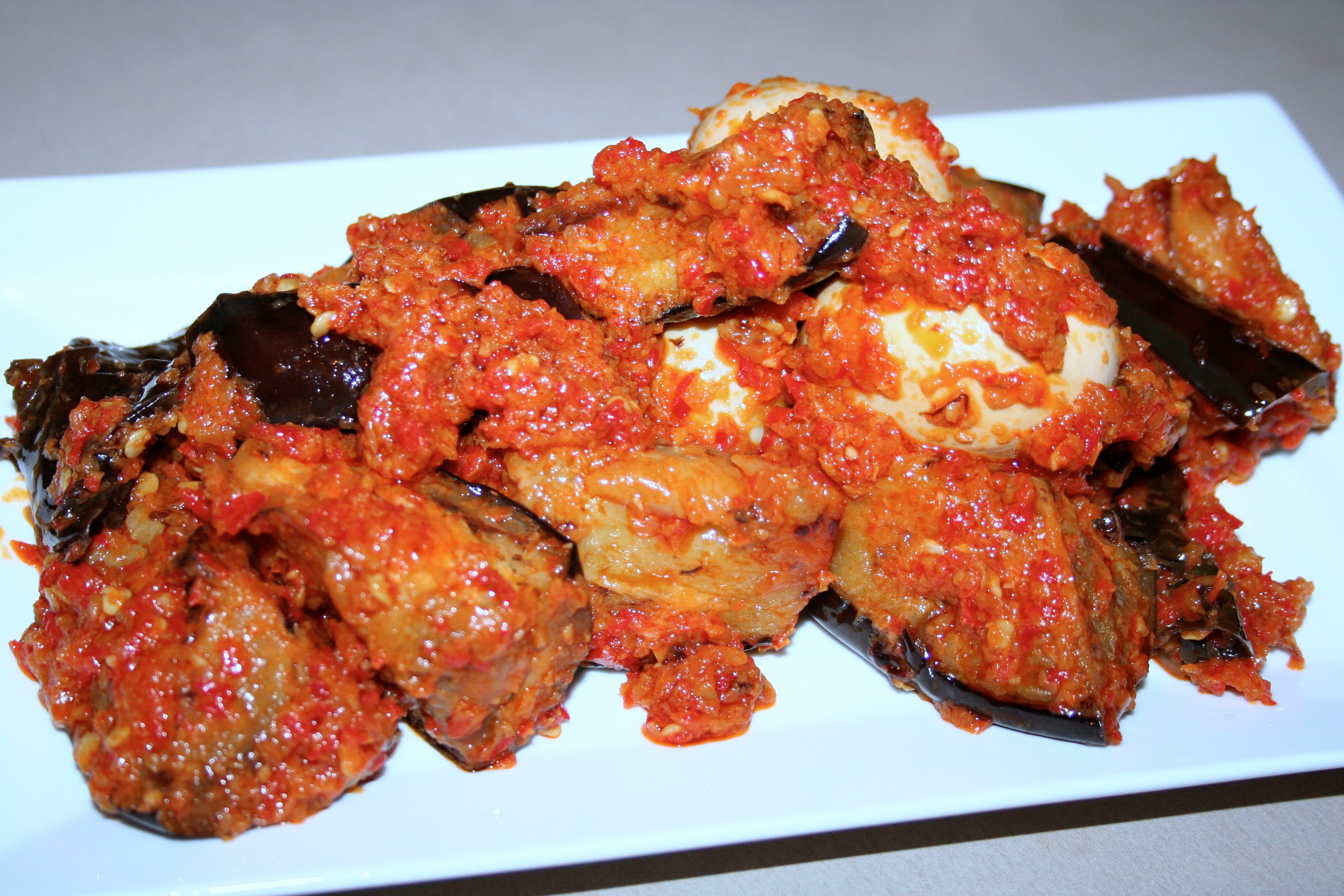 Spicy Eggplant Recipe Indonesian Style