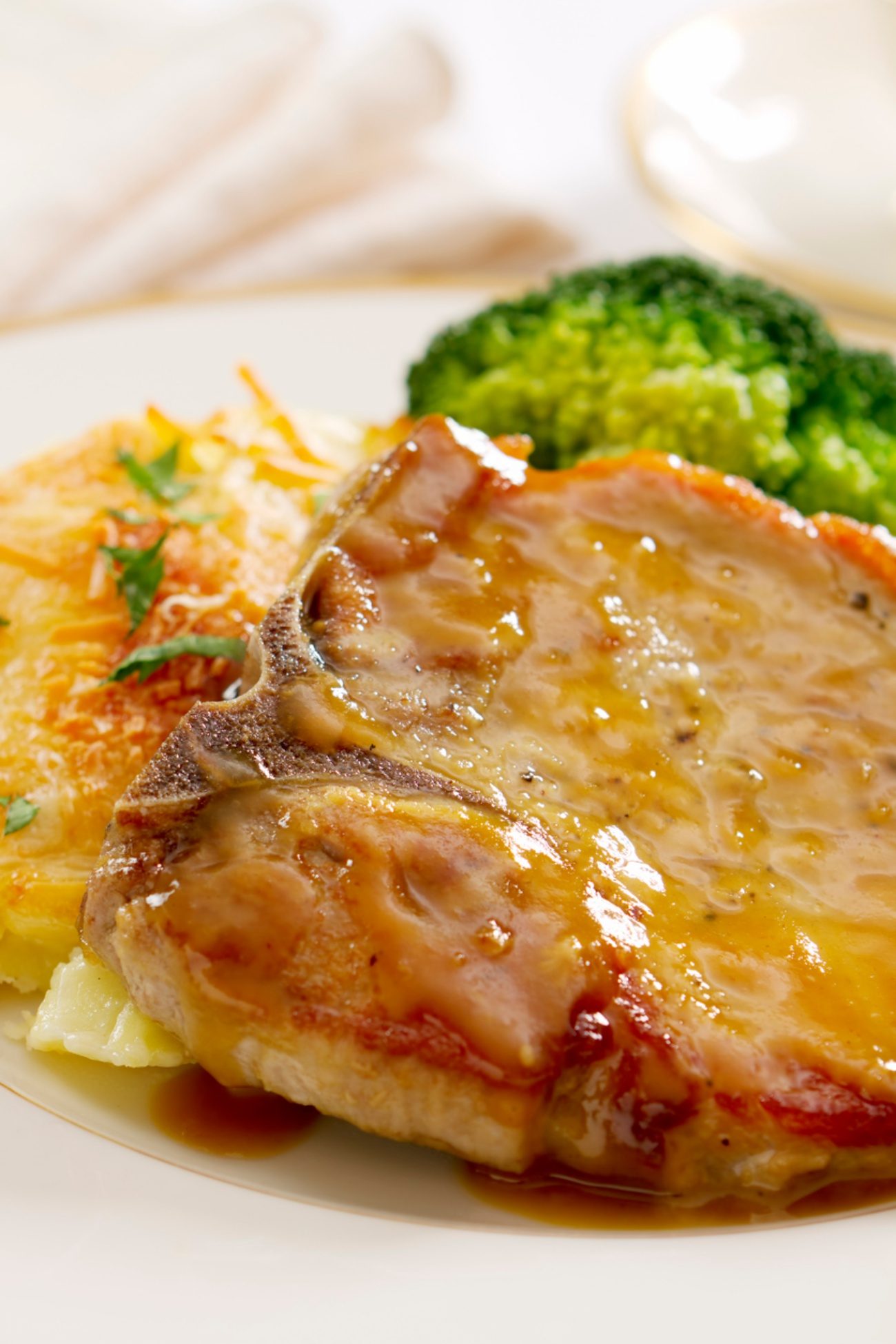 Baked Honey Mustard Pork Chops