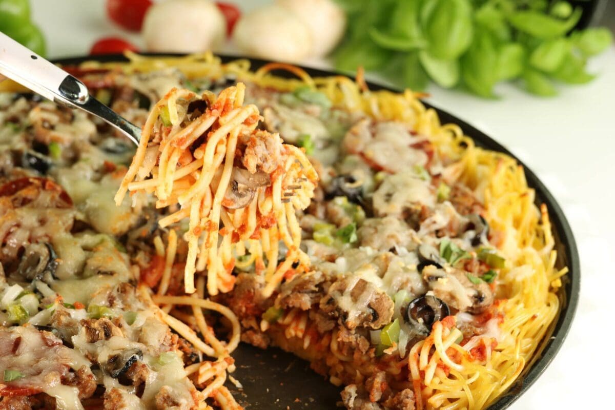 Supreme Spaghetti Pizza