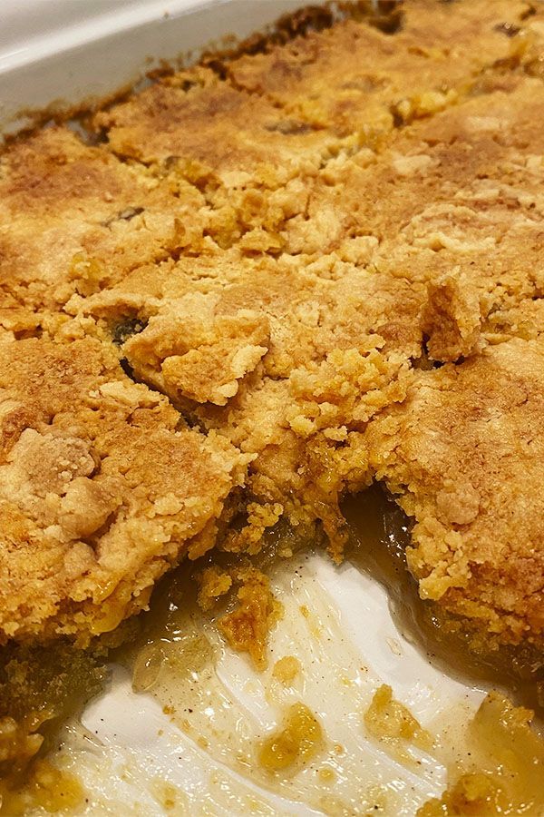Bible Study Apple Cobbler
