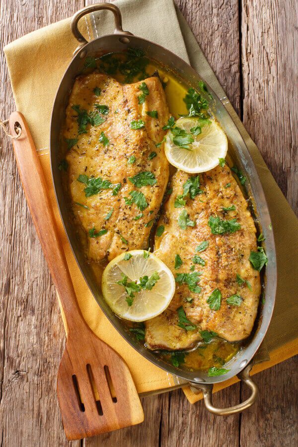 Baked Trout Fillets