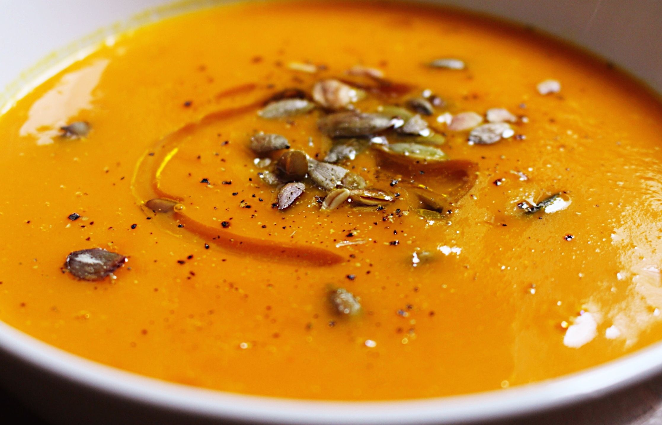 Roast Pumpkin & Butternut Squash Soup