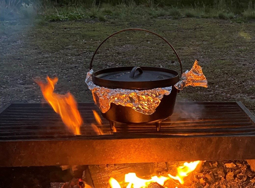 Campfire Chicken Pot Pie