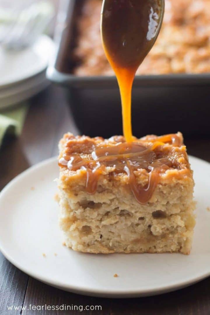 Irresistible Gluten-Free Caramel Apple Cake