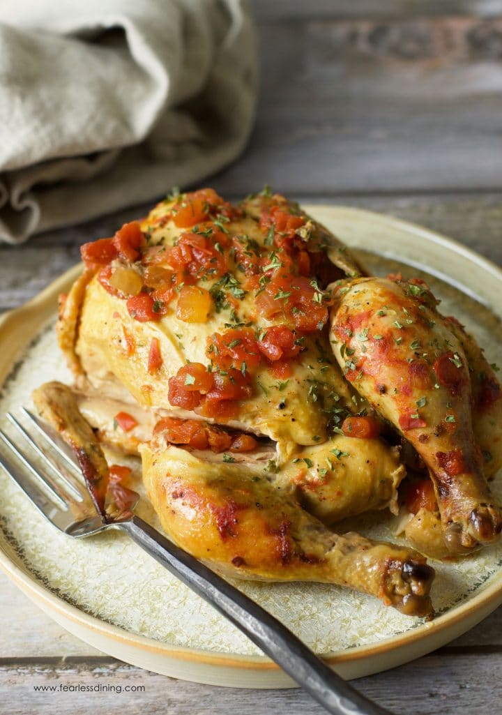 Easy Moist Slow Cooked Cornish Hens