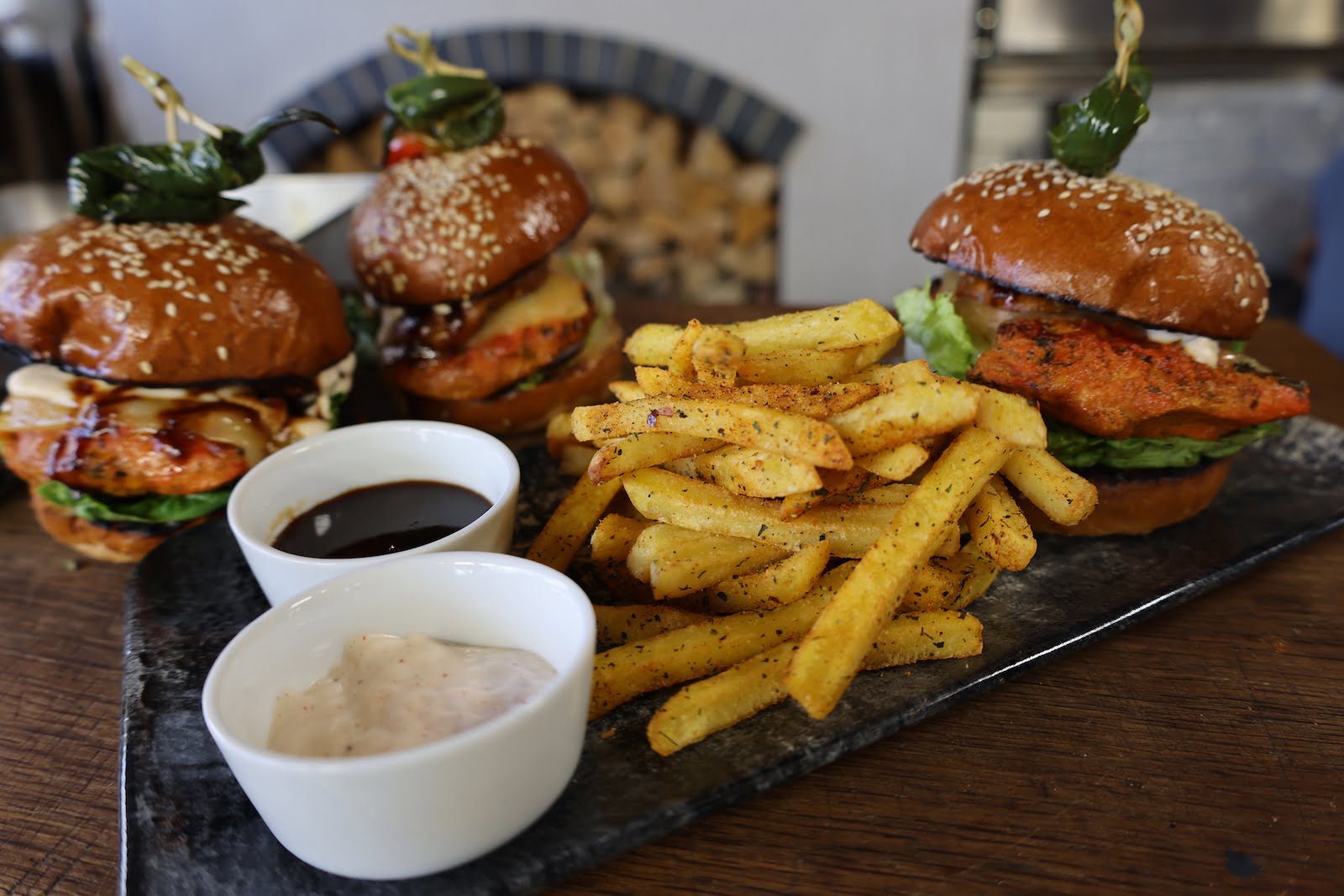 Banging Tandoori Chicken Burgers