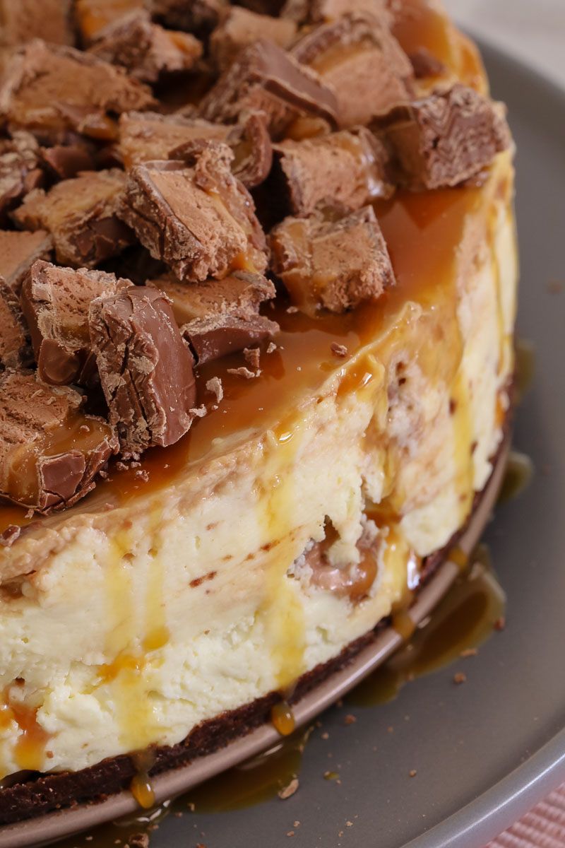 No-Bake Mars Bar Cheesecake