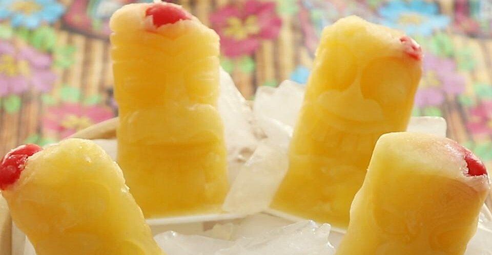 Boozy Mai Tai Pops