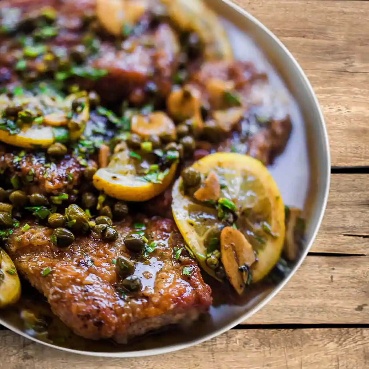 Lemony Pork Piccata