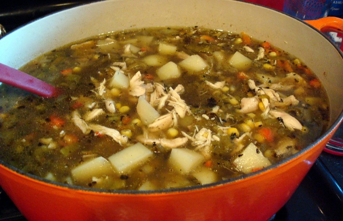 Green Chile Chicken Stew