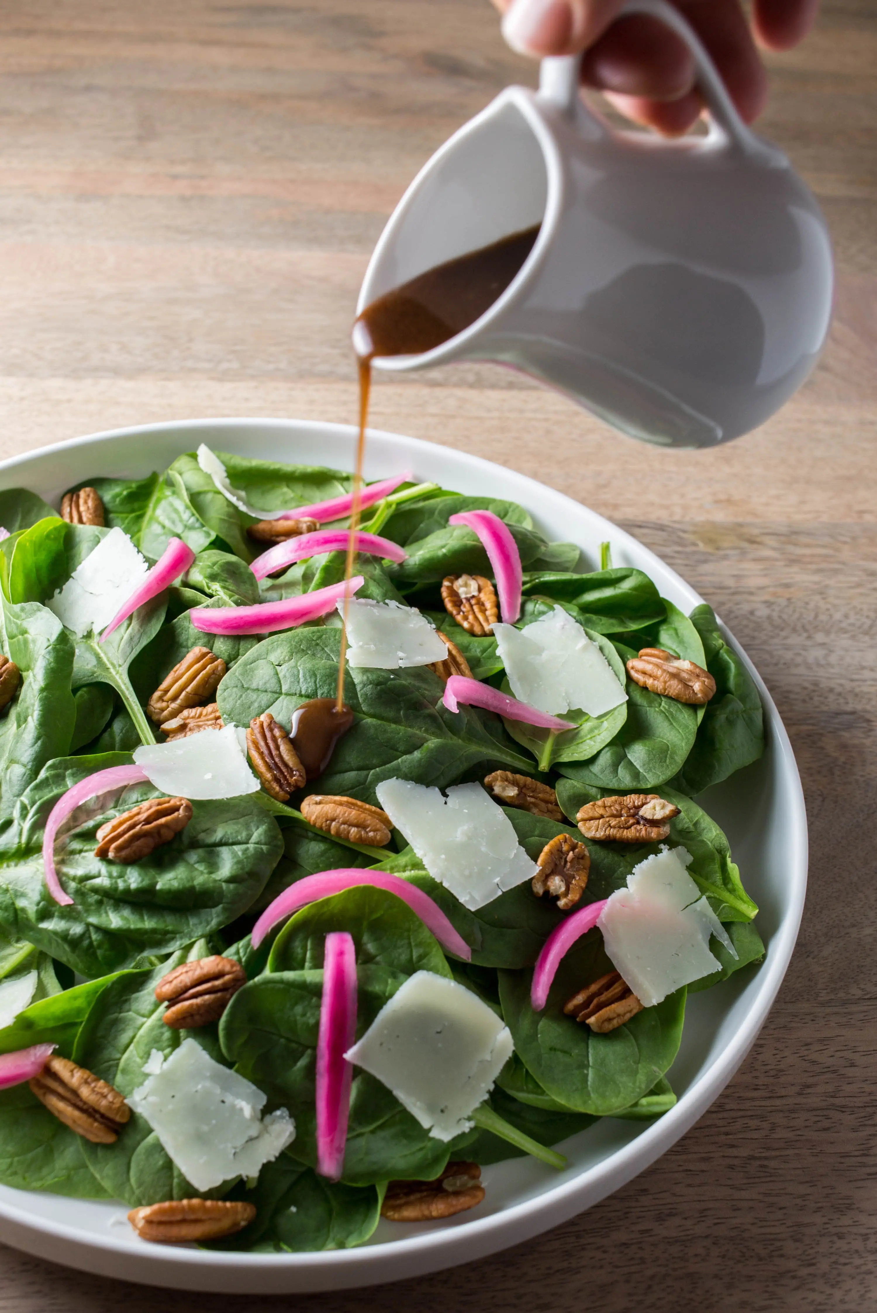 Spinach Salad with Warm Brown Butter Dressing