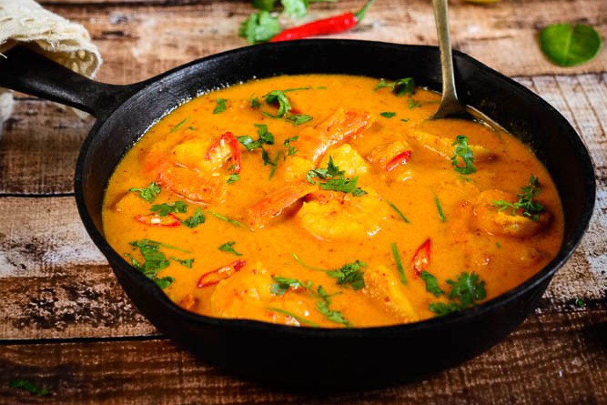 Thai Pineapple Shrimp Curry