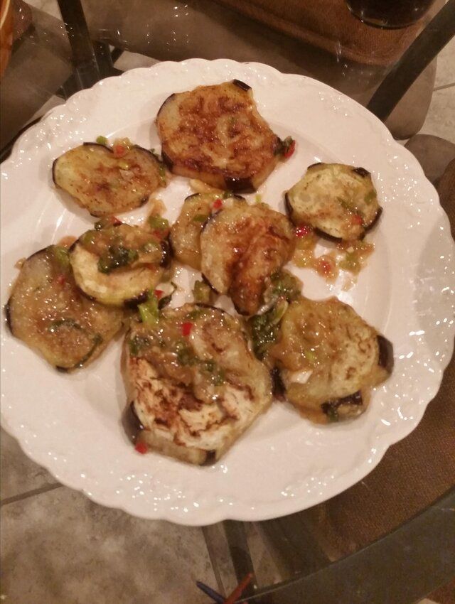 Vietnamese Eggplant with Spicy Sauce