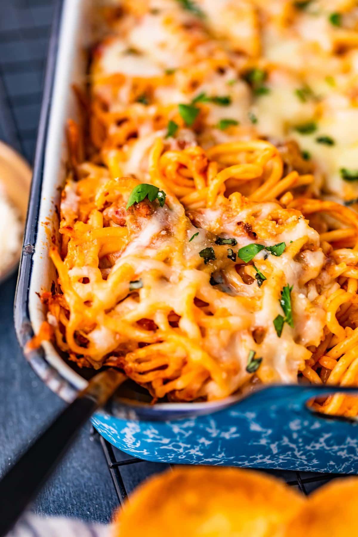 Delicious Baked Spaghetti
