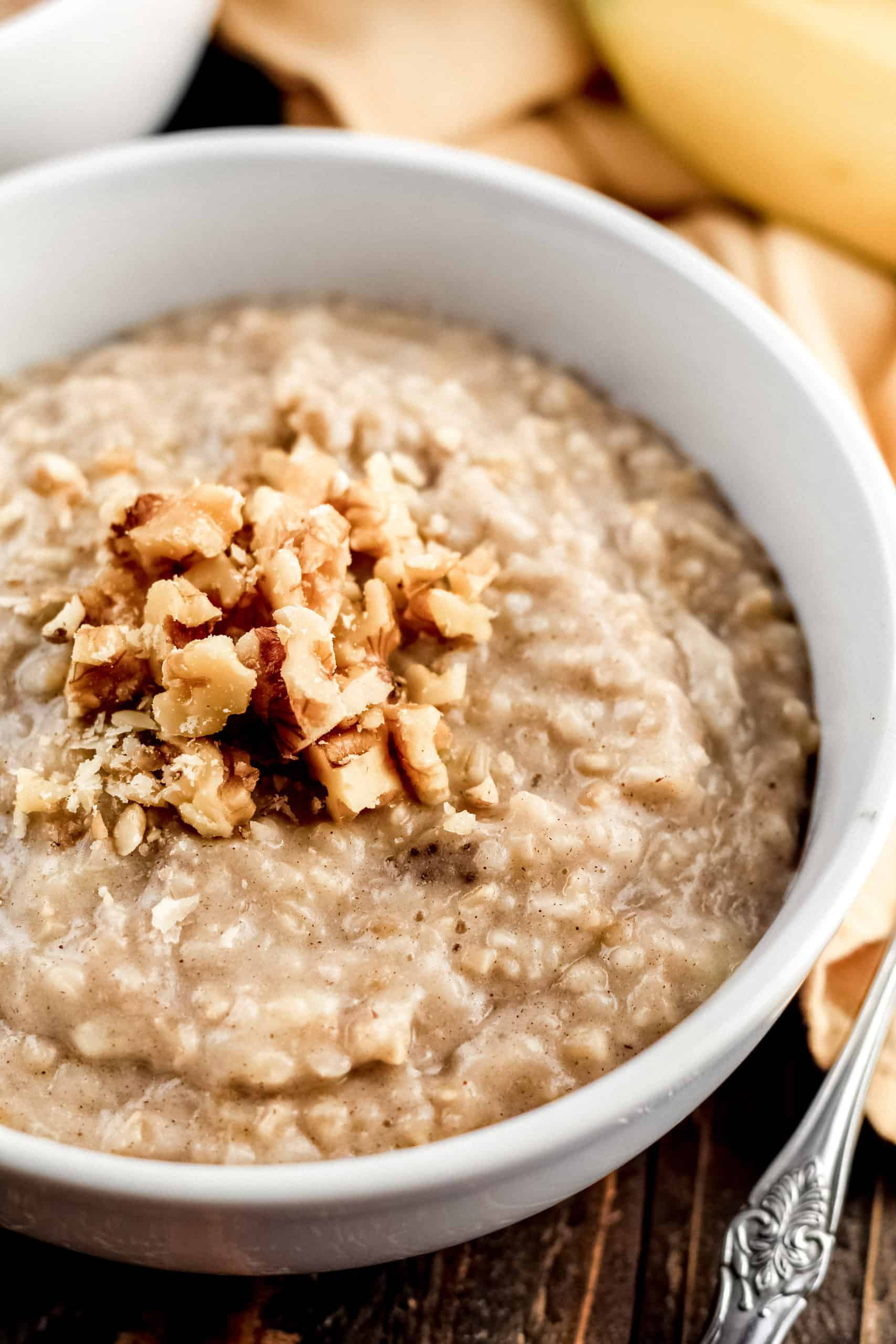 Banana Steel Cut Oats