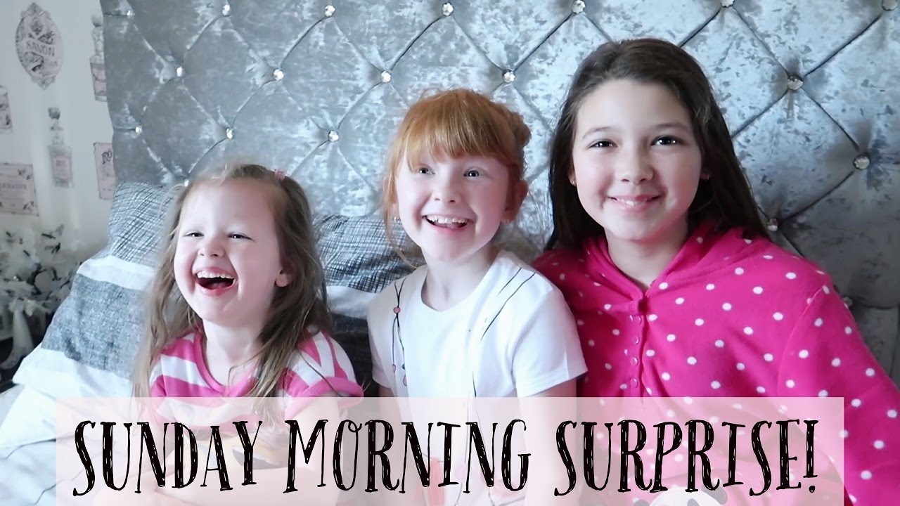 A cheerful Sunday morning setting