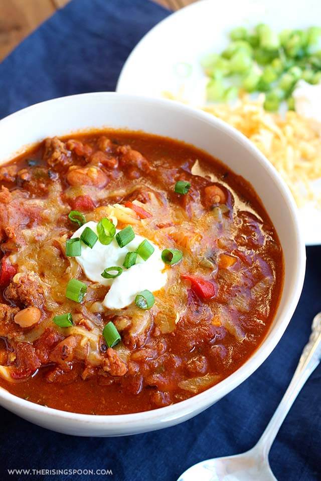Delicious Beef & Chorizo Chili