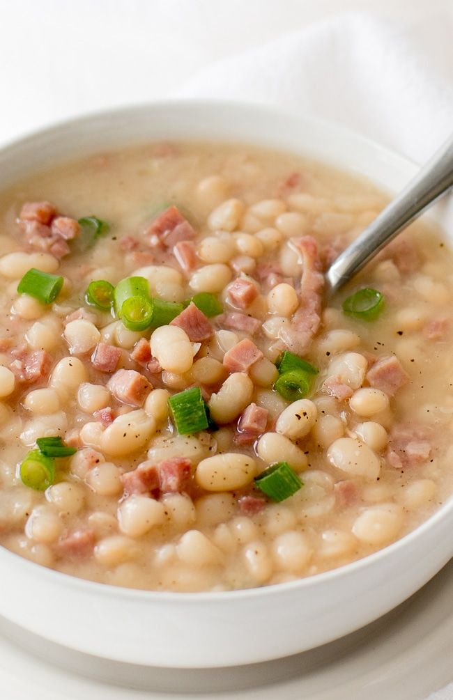 Navy Bean Soup and Ham