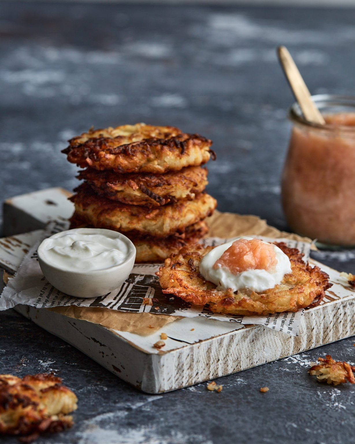 Apple-Potato Latkes