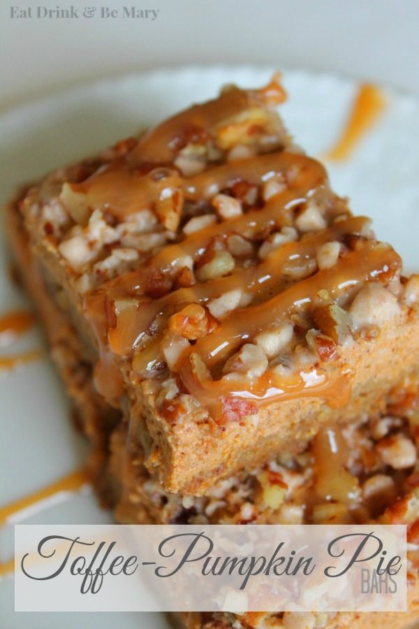 Toffee-Pumpkin Pie Bars