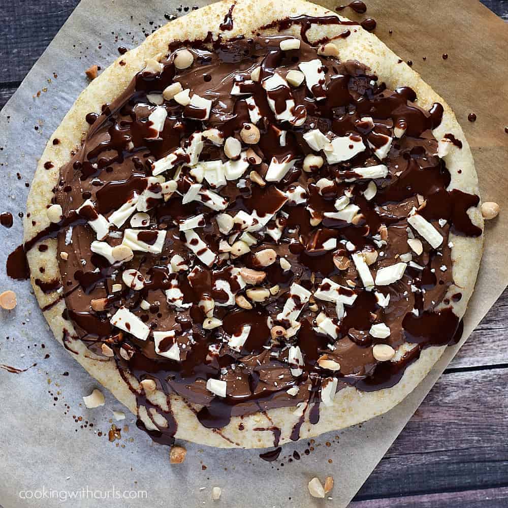 Chocolate Hazelnut Pizza