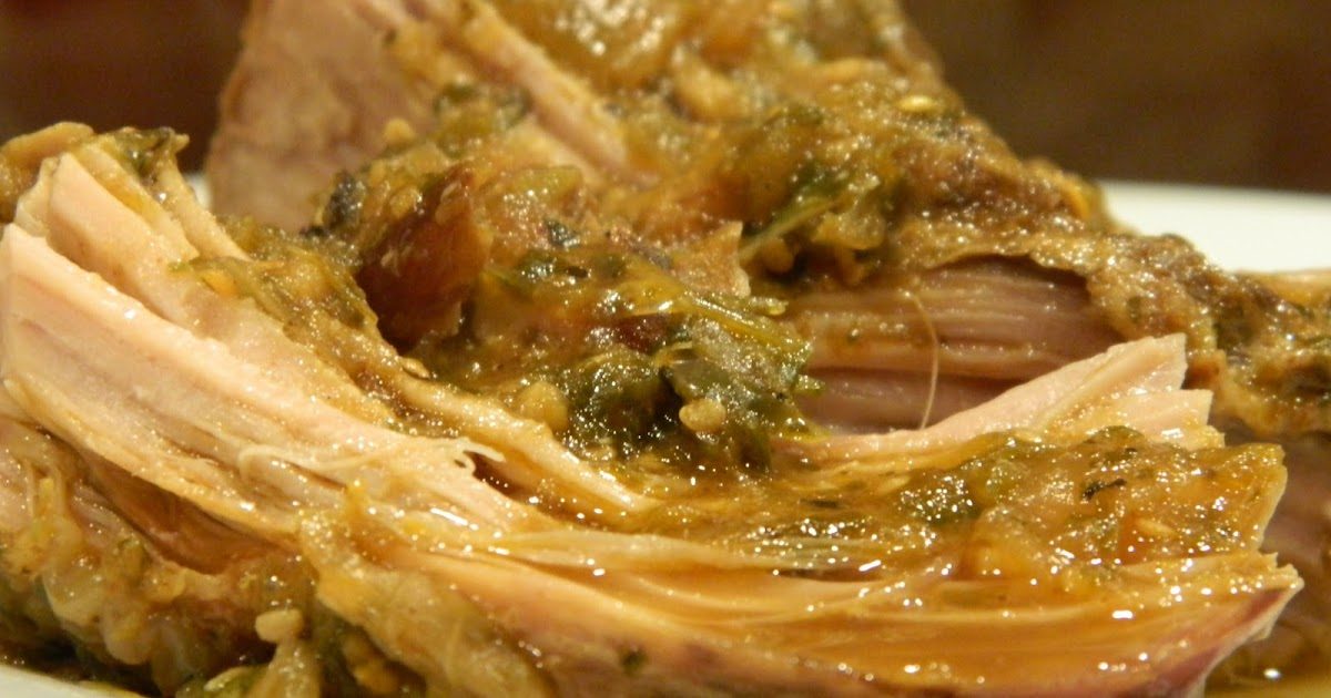 Tomatillo Pork Roast