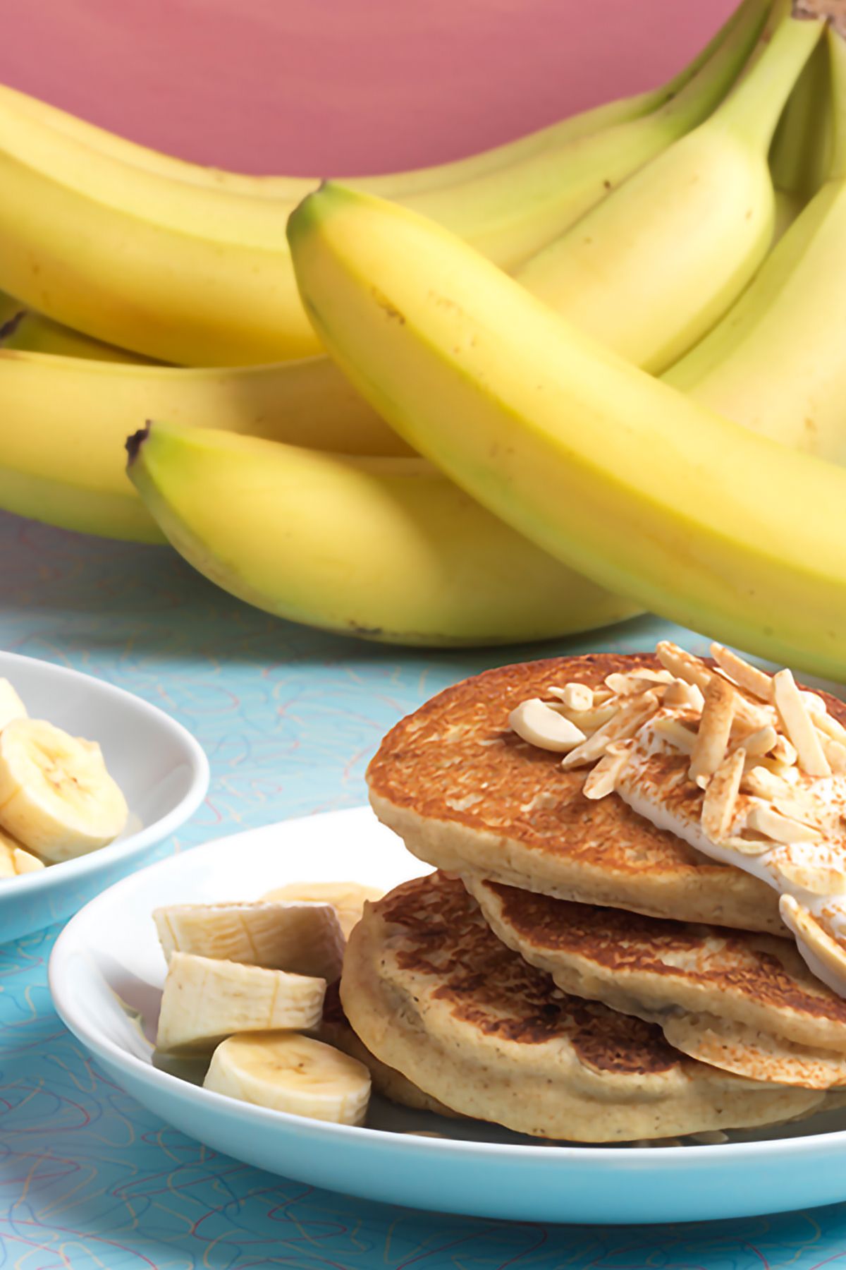 Banana Almond Pancakes