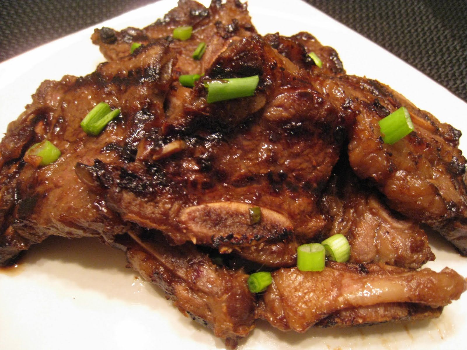 Hawaiian Teriyaki BBQ Shortribs