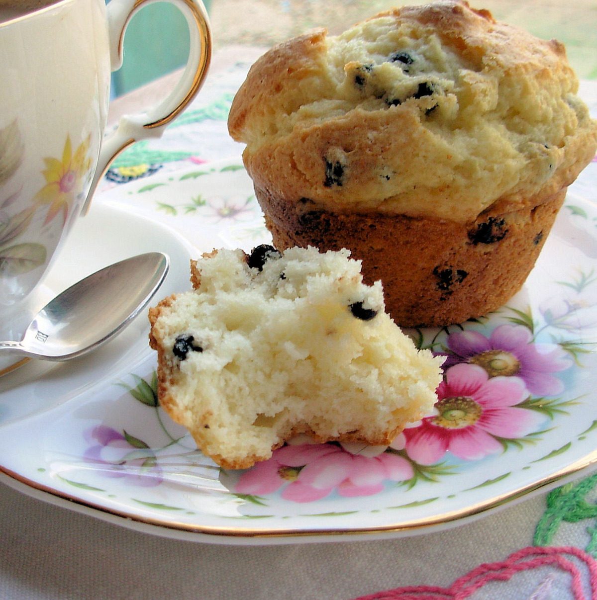 Melt In Your Mouth Blueberry Muffins