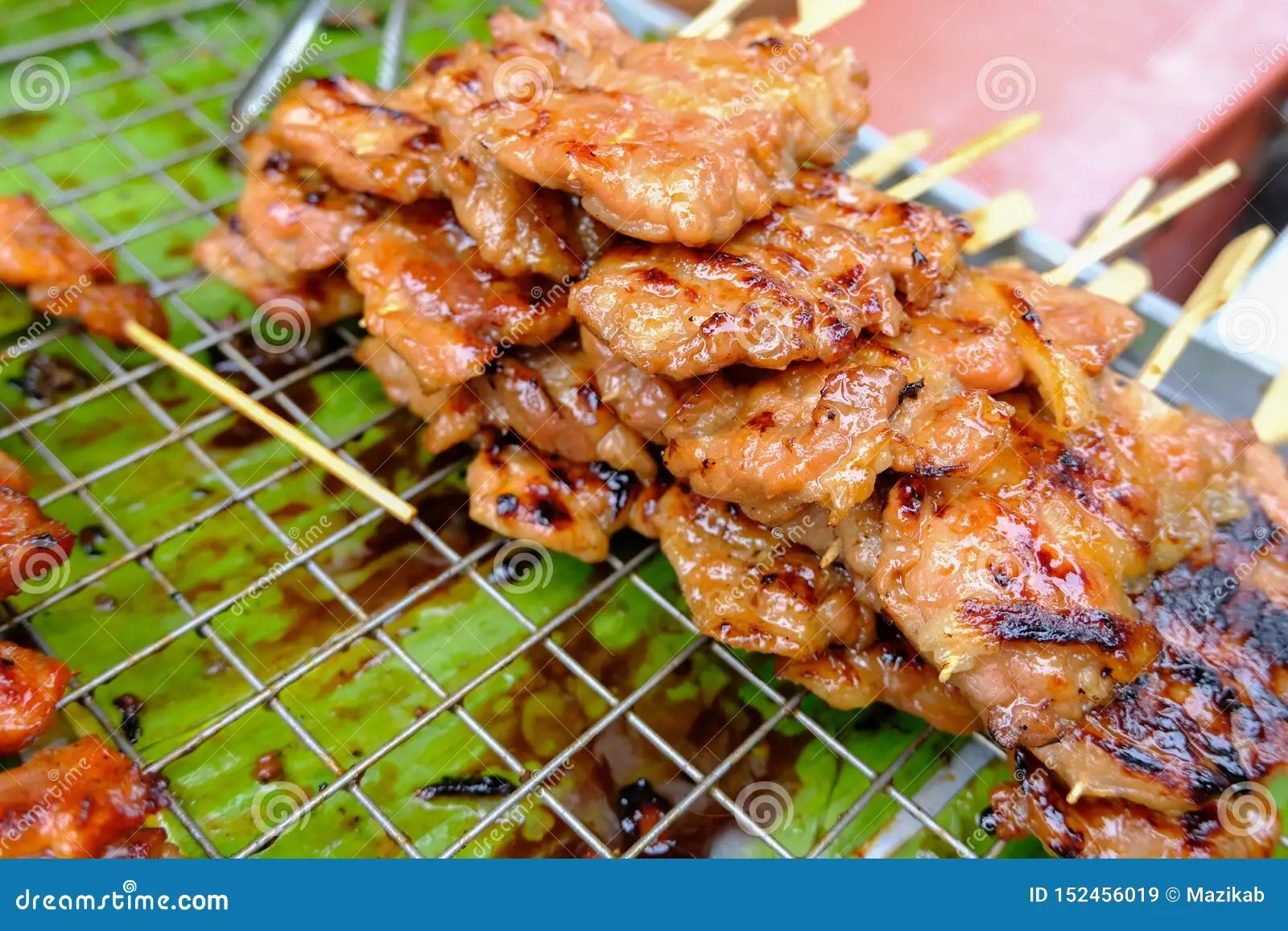 Moo Ping, Thai Style Grilled Pork Skewers