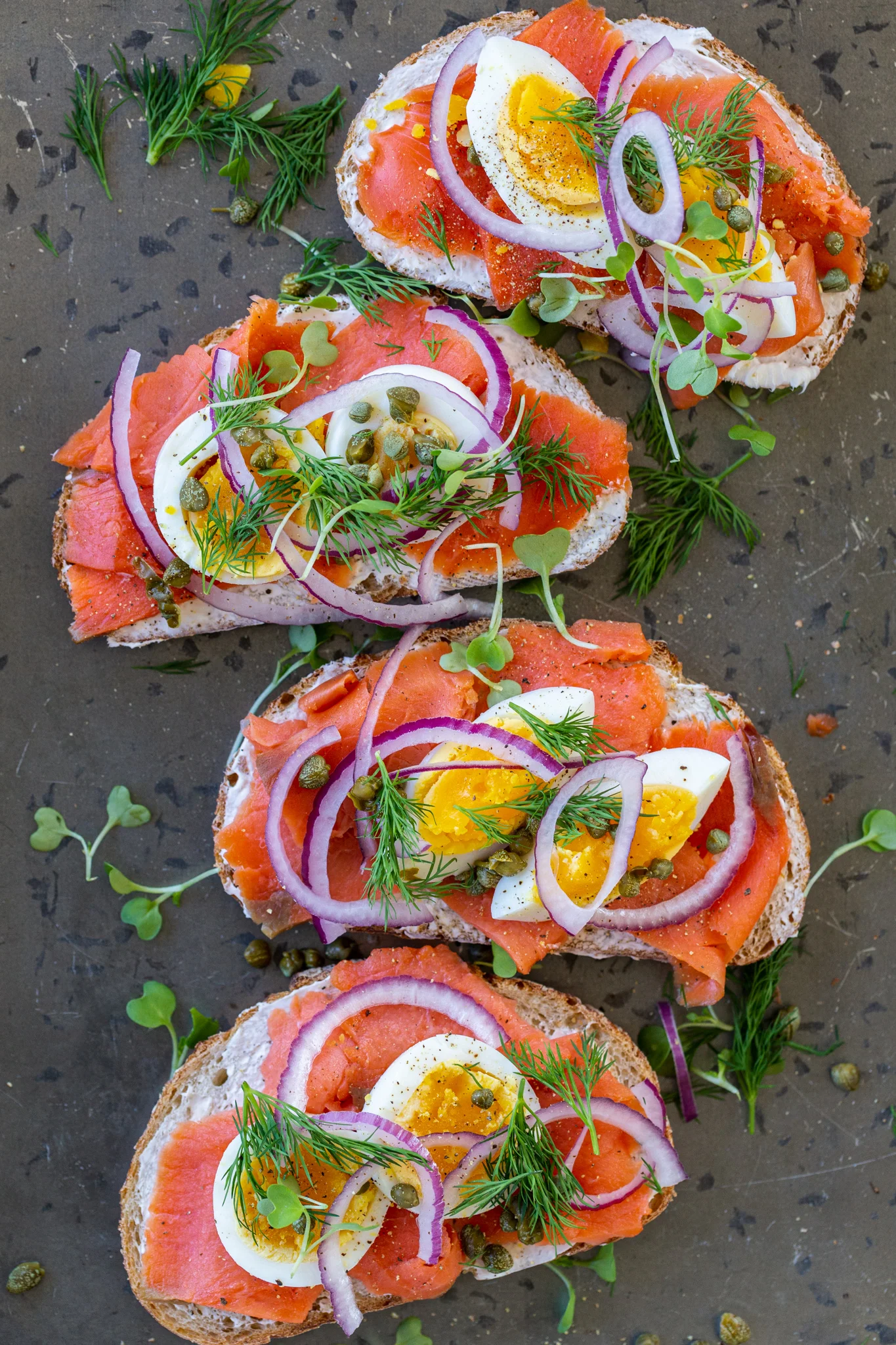 Smoked Salmon Toast