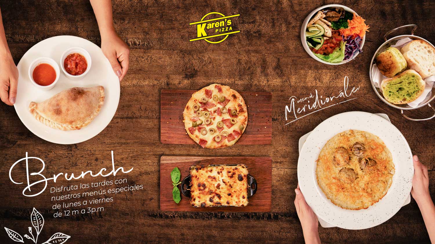 A delicious pizza from Karen's Pizza