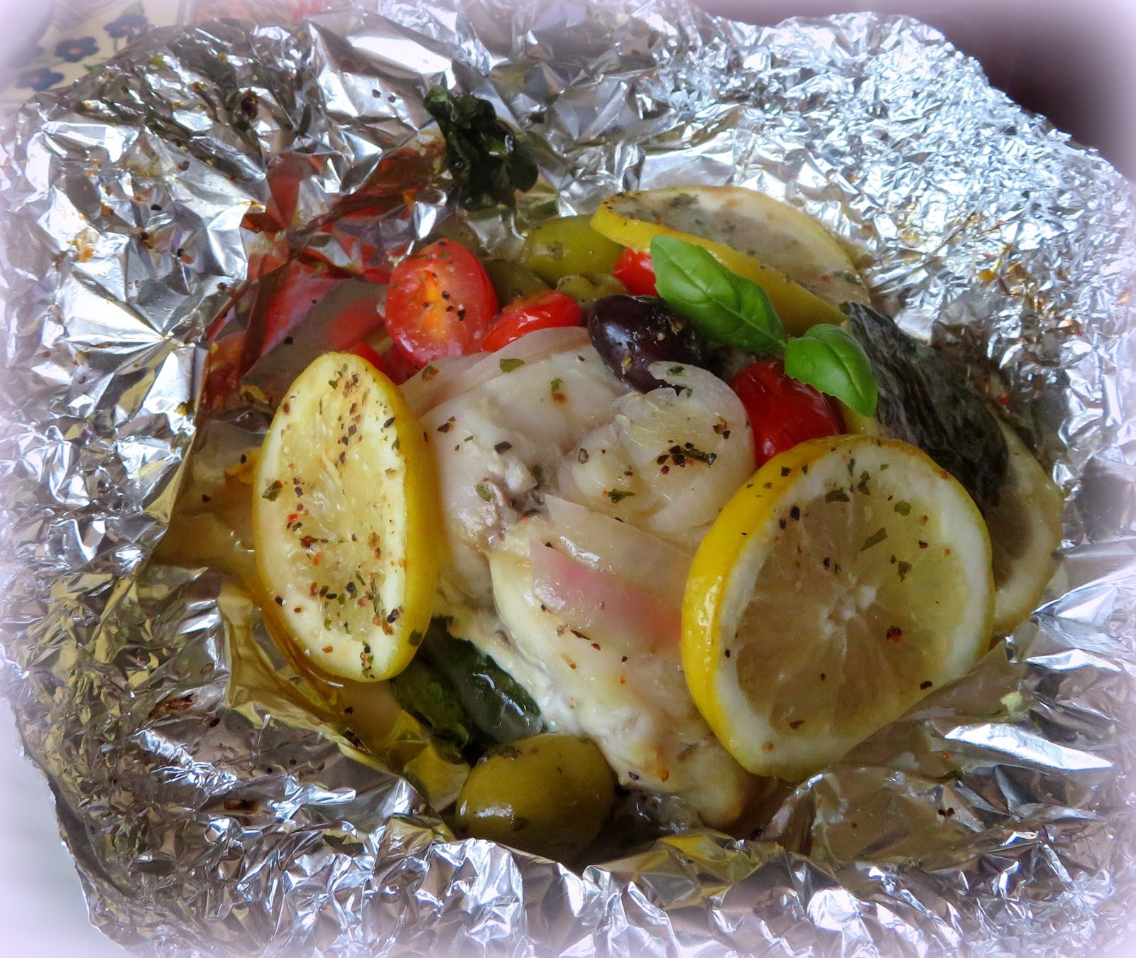 Foil Pack Mediterranean Red Snapper