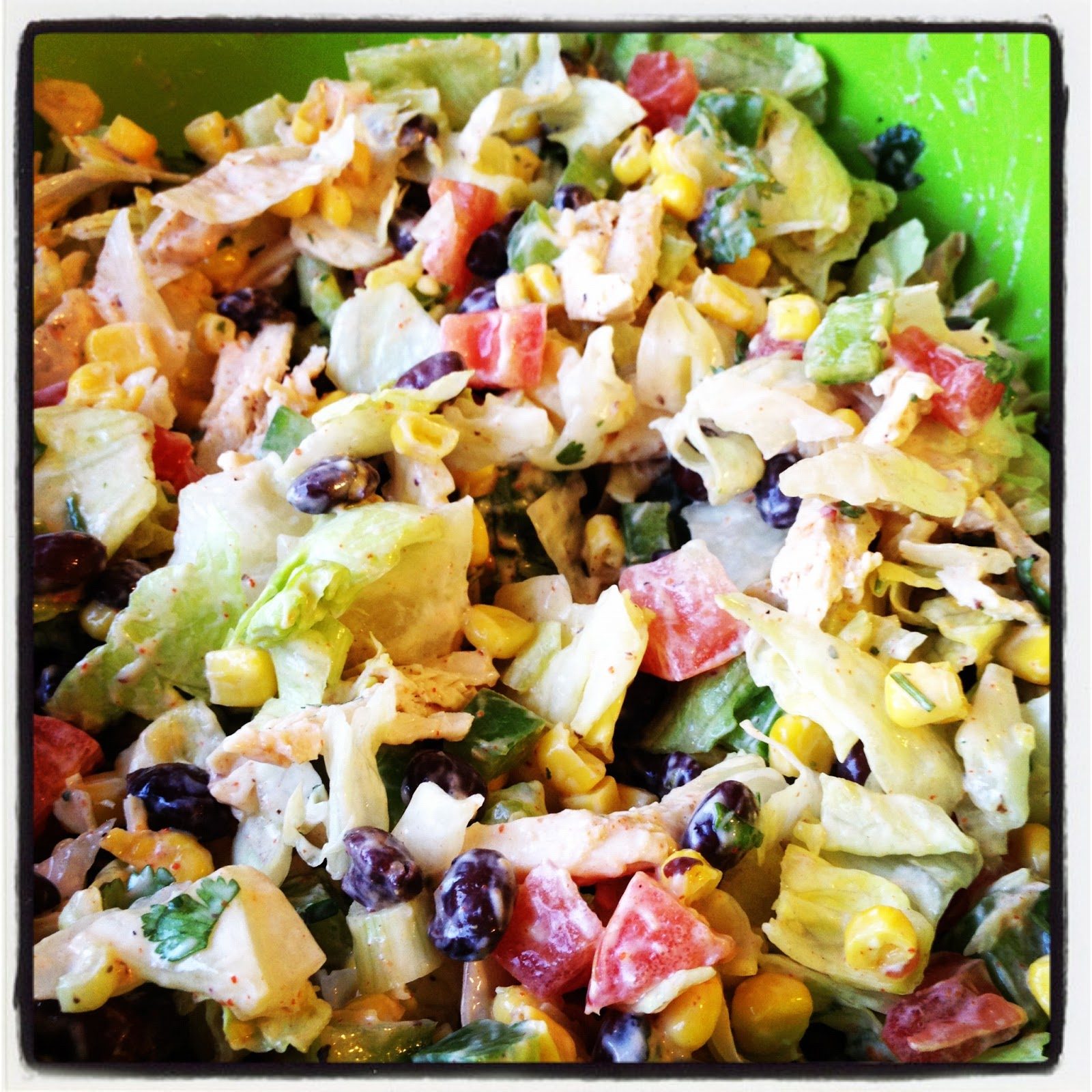 Delicious Southwestern Chopped Chicken Salad