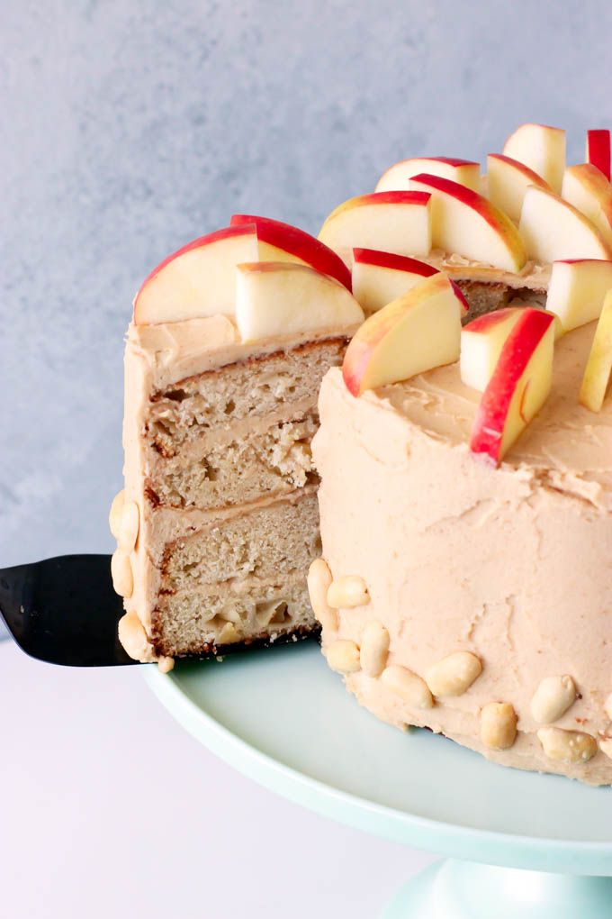 Peanut Butter Apple Cake