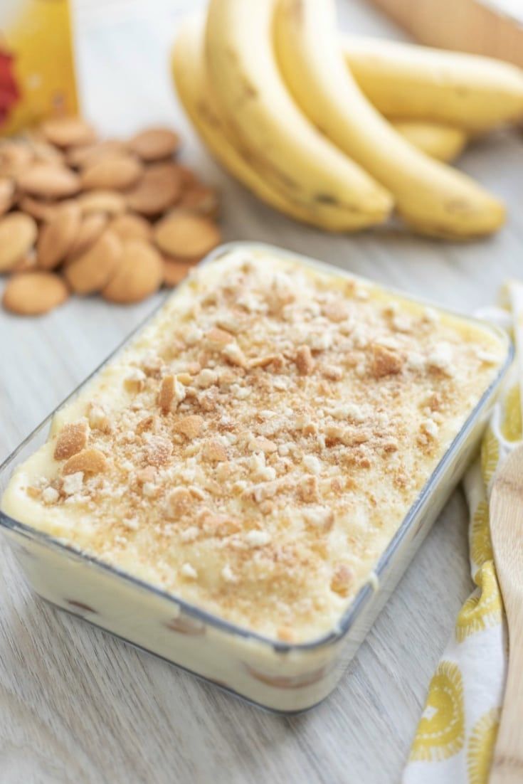 Delicious banana pudding