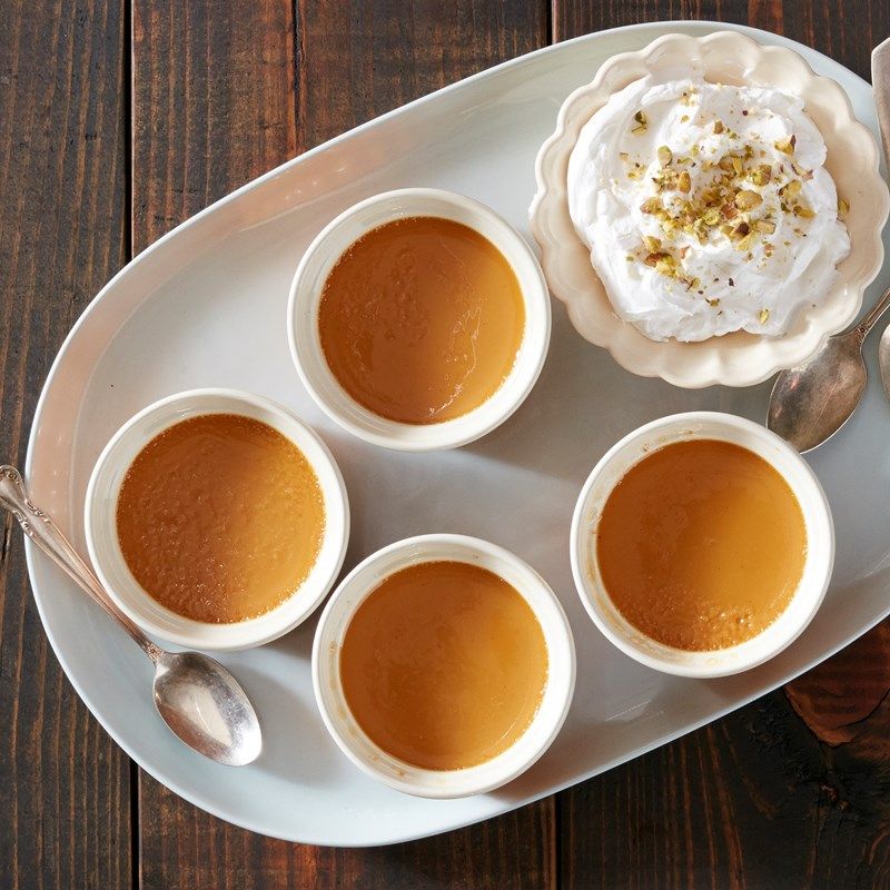 Spiced Orange Caramel Custard