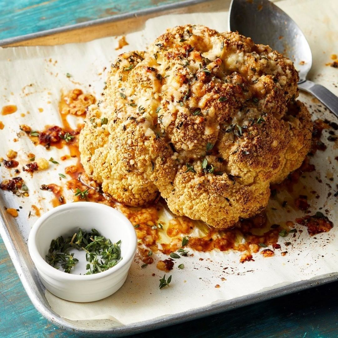 Whole-Roasted Cauliflower