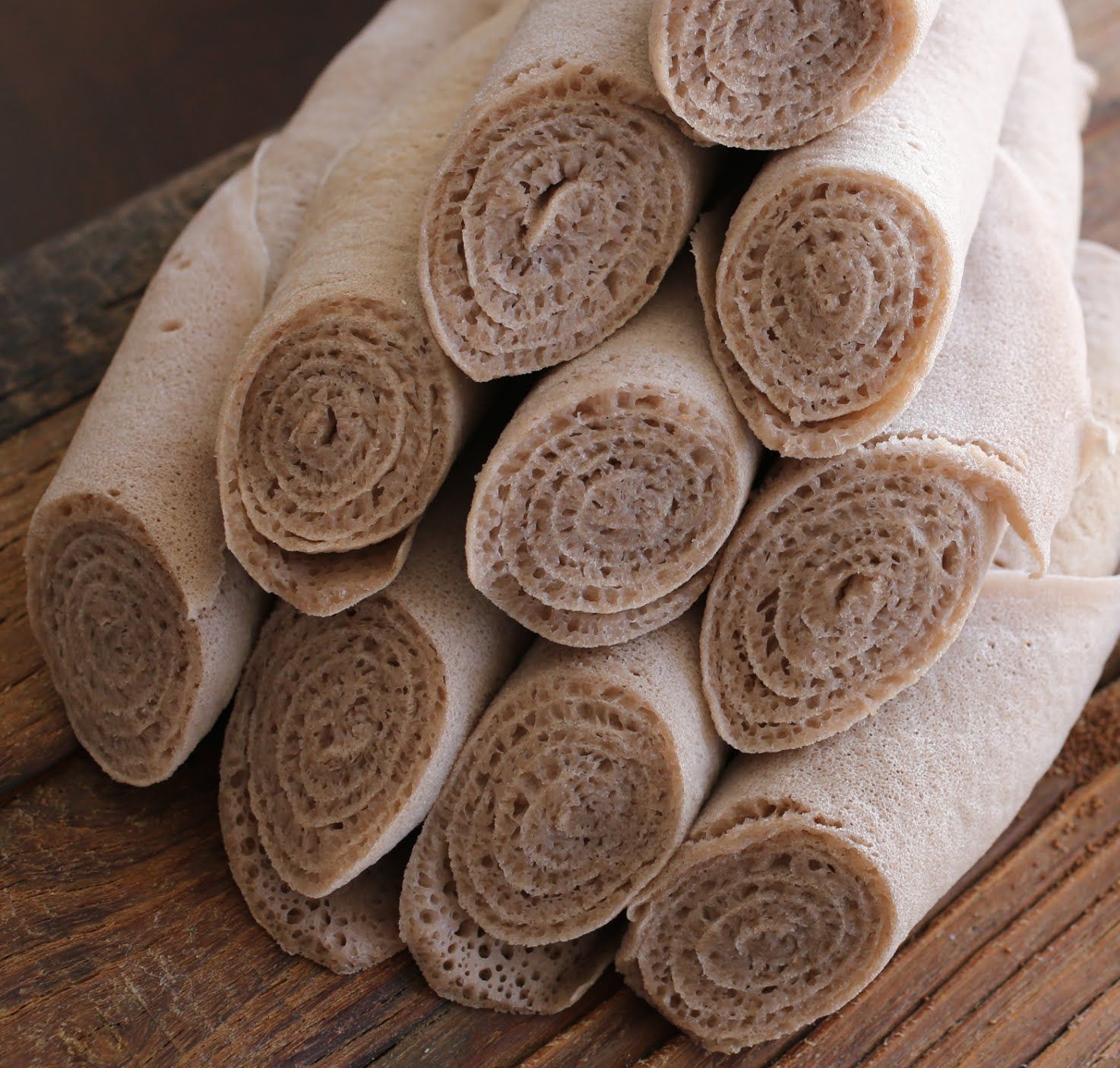 Injera (Ethiopian Flatbread)