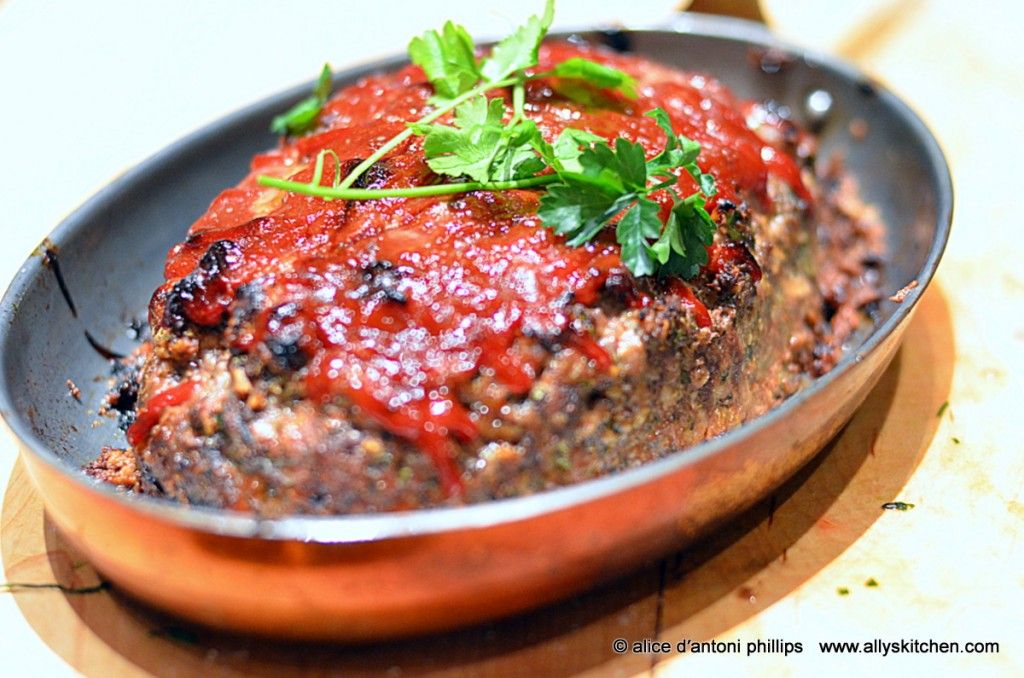 Italian Inspired Bison Meatloaf