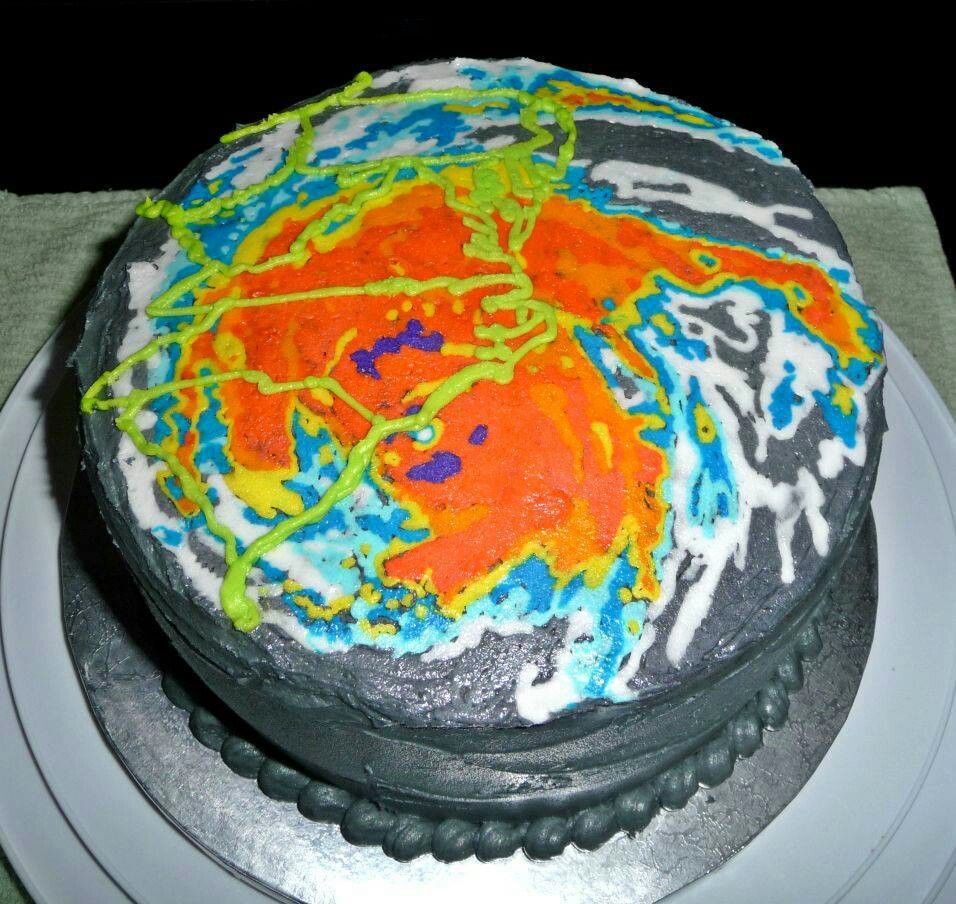 Beautiful Layered Cake