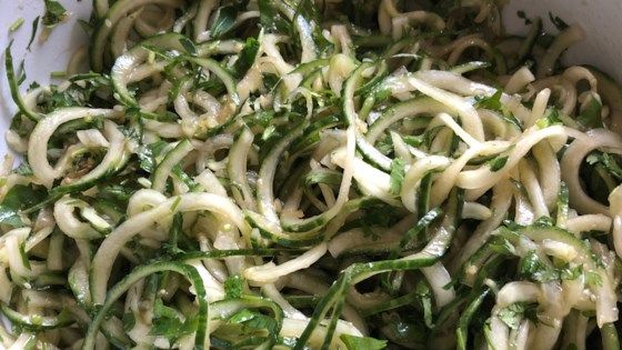 Thai-Inspired Sunomono with Jalapeno, Cilantro, and Basil