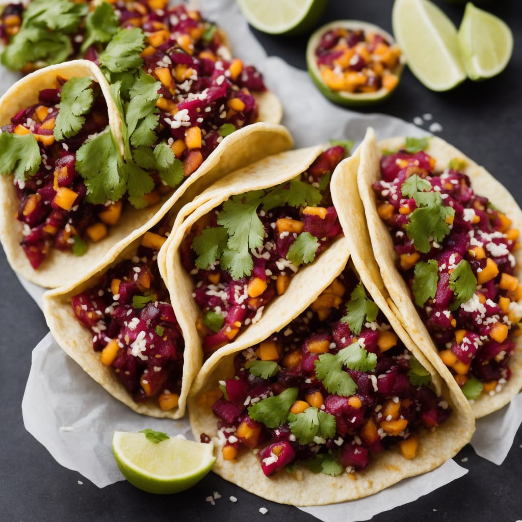 Tacos de Jamaica (Vegan Hibiscus Tacos)
