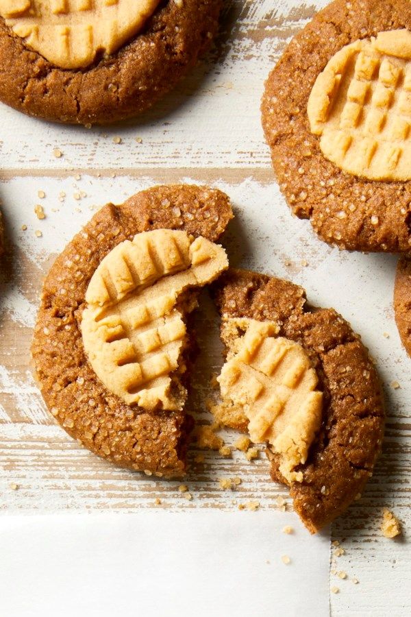 Peanut-Ginger Double-Deckers