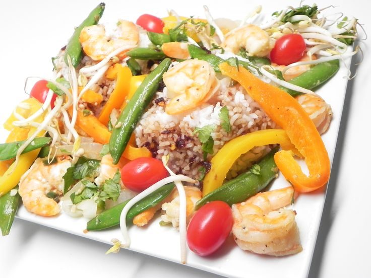 Thai Shrimp and Snow Peas