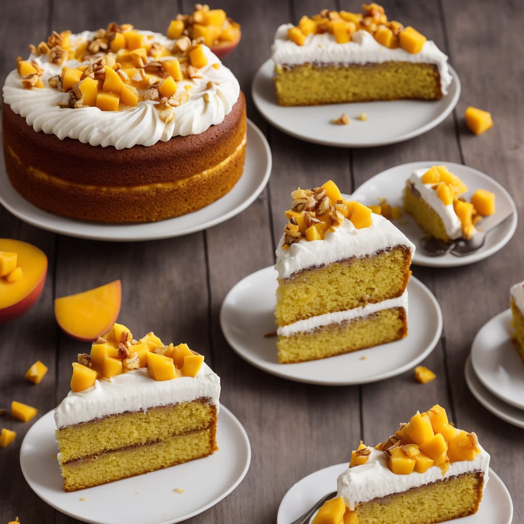 Delightfully Exotic Mango Cake
