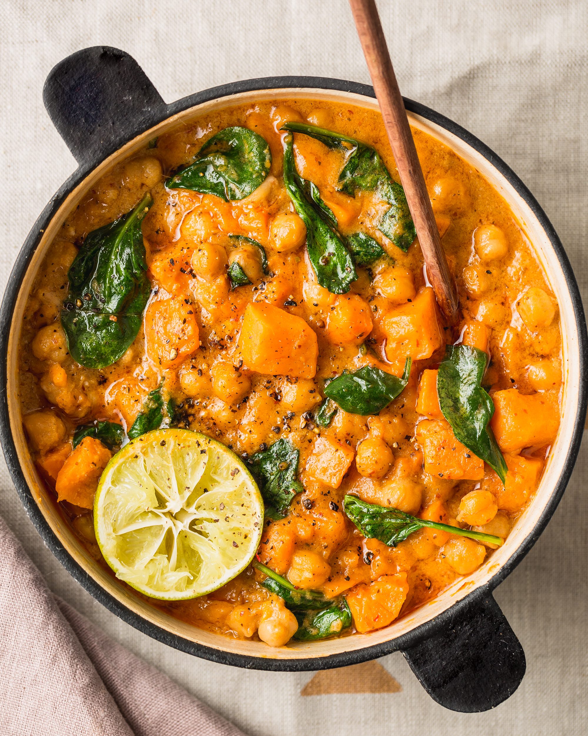 Sweet Potato and Chickpea Curry - Peanut Butter Recipe