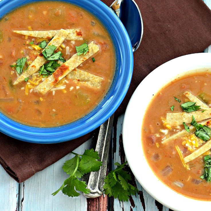 Fiesta Refried Bean Soup